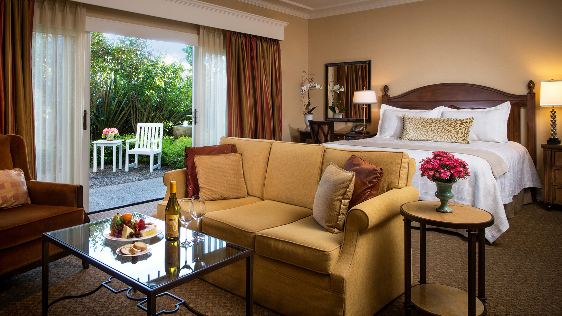  USA, Luxury California Holidays, The Lodge at Pebble Beach™, Garden View Room