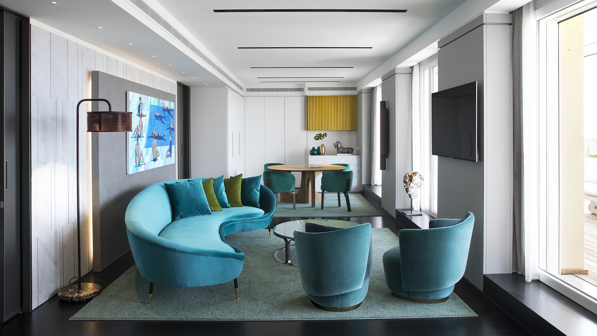 Europe, Italy, Tuscany, Hotel Byron, Penthouse Lounge