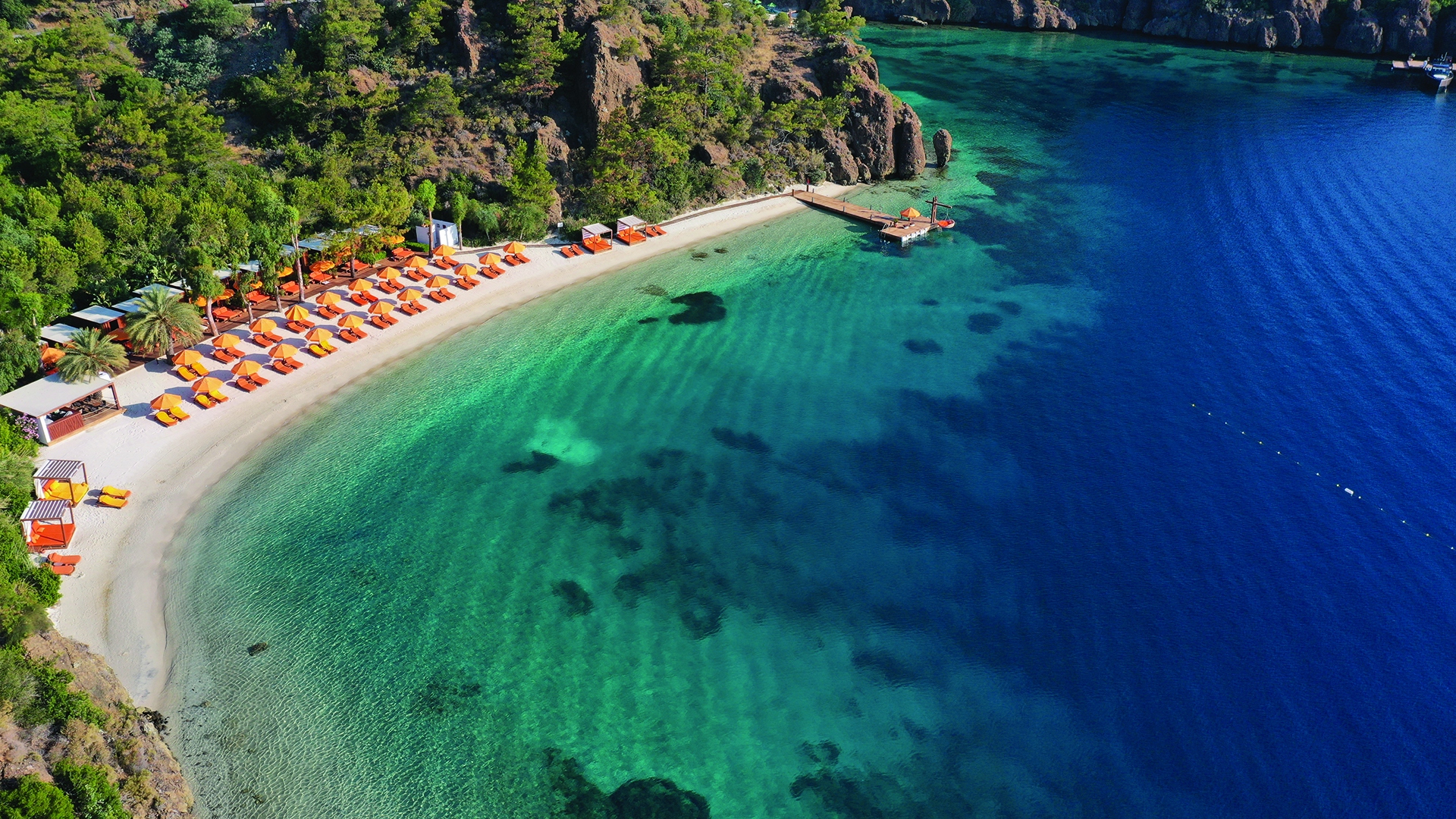 Europe, Turkey, D Maris Bay, Maris Beach