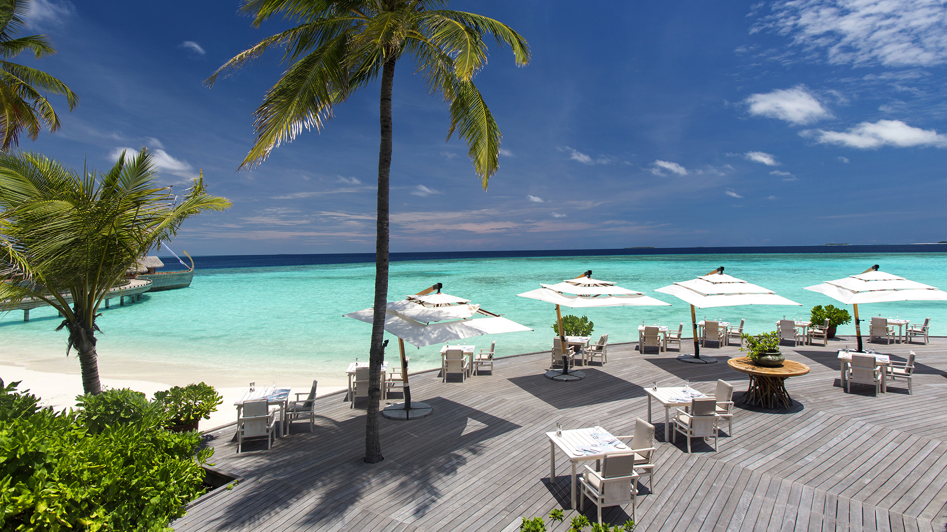 Indian Ocean, Maldives, Milaidhoo, Ocean Restaurant