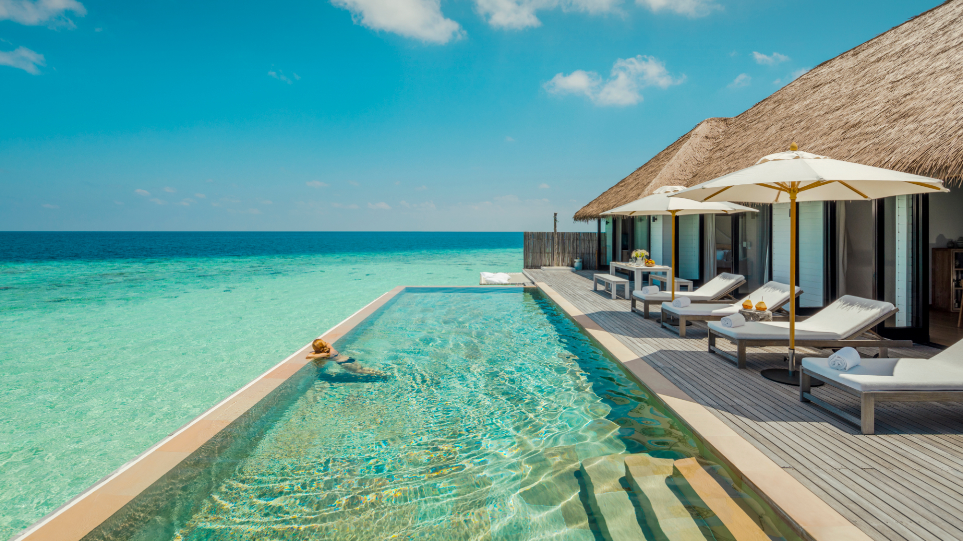 Maalifushi Water Villa Pool